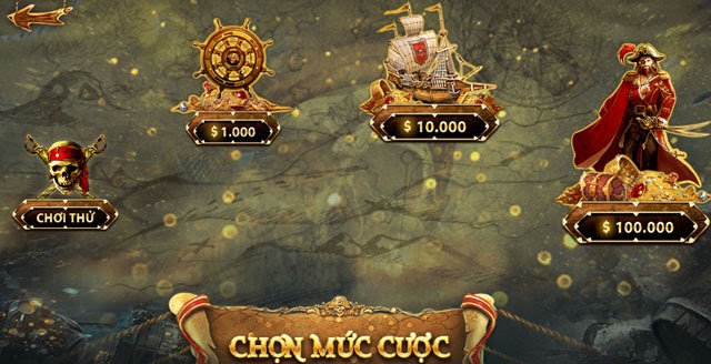 Mức cược chơi đa dạng tại Pirate King Zowin